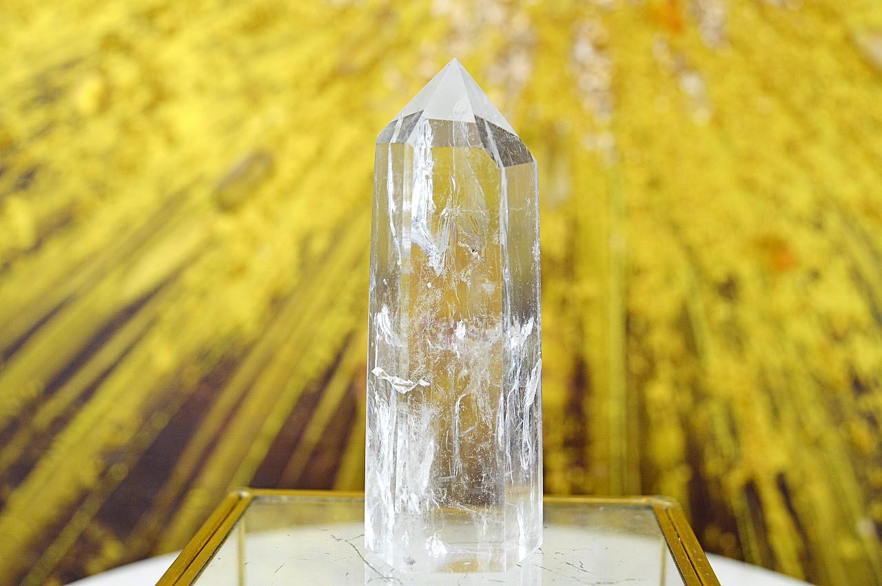 KRIŠTÁĽOVÝ OBELISK #19 - Svetlo na Zemi, Manifestovanie, Sila, Energia, Ochrana - Extra Kvalita-