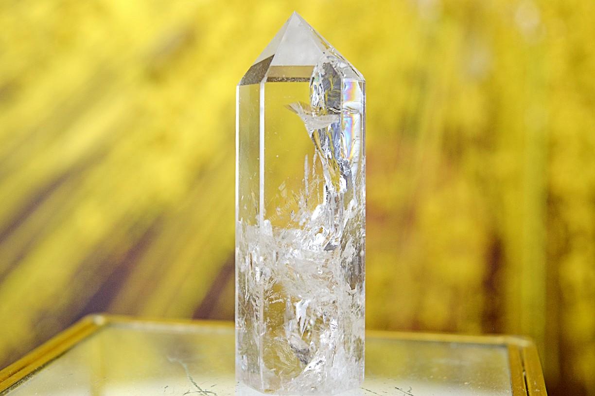 KRIŠTÁĽOVÝ OBELISK #23 – Svetlo na Zemi, Manifestovanie, Sila, Energia, Ochrana – Extra Kvalita-