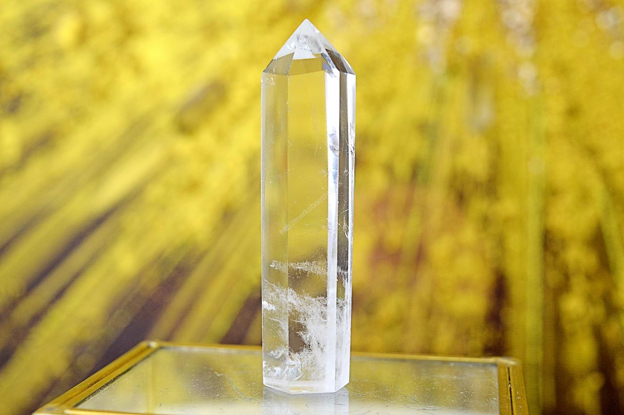 KRIŠTÁĽOVÝ OBELISK #33 - Svetlo na Zemi, Manifestovanie, Sila, Energia, Ochrana - Extra Kvalita-