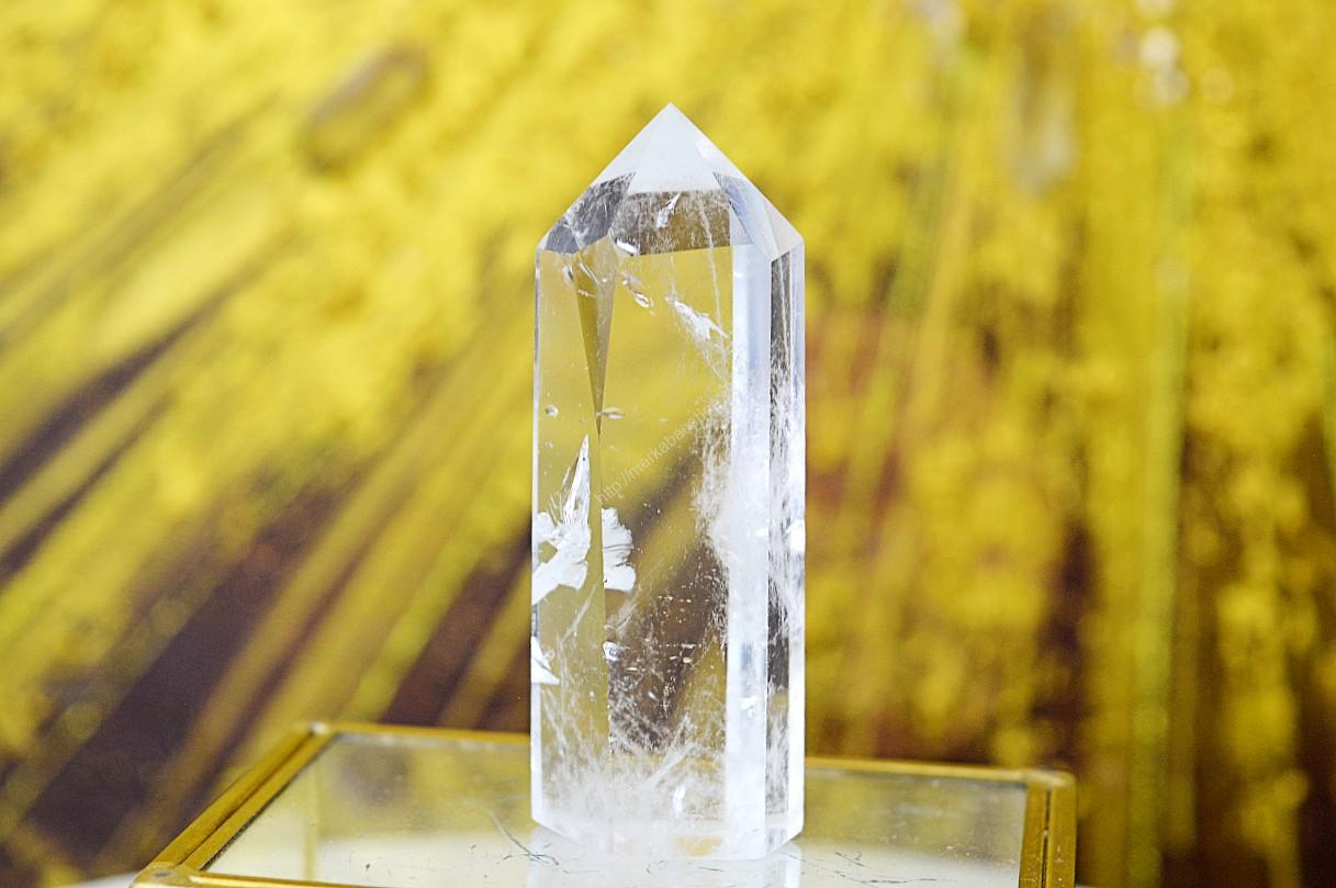 KRIŠTÁĽOVÝ OBELISK #42 - Svetlo na Zemi, Manifestovanie, Sila, Energia, Ochrana - Extra Kvalita-
