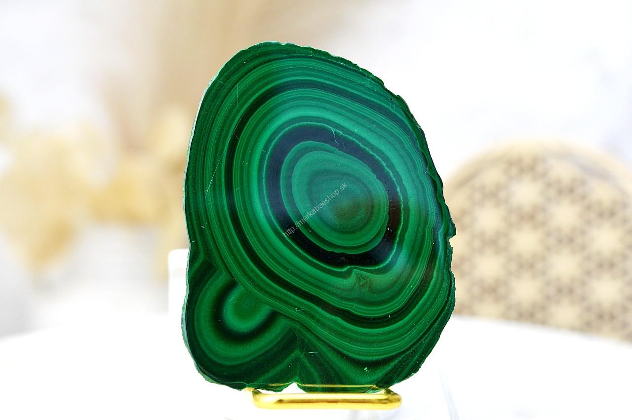 MALACHIT PLÁT #2- Pohlcuje negatívne Energie, Čistí Čakry, Otvára srdce, Ochrana, Premena - Extra Kvalita