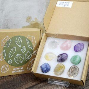 Zberateľská sada „Sila kremeňa“ – Kolekcia 9 minerálov