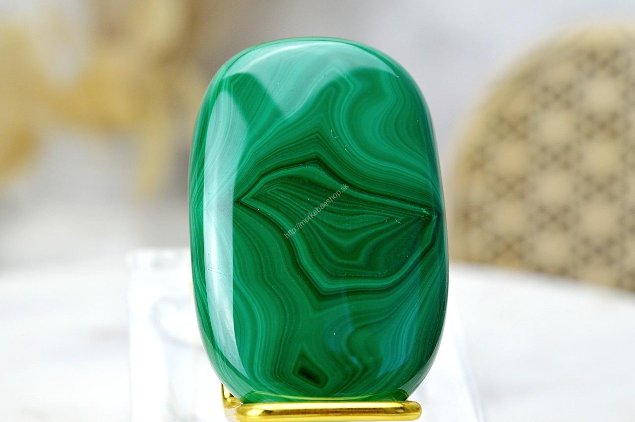 MALACHIT "MYDLO" #2- Pohlcuje negatívne Energie, Čistí Čakry, Otvára srdce, Ochrana, Premena - Extra Kvalita