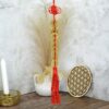 FENG SHUI Závesný talizman - Nekonečný Tok 9 Mincí pre Stabilitu Prosperity a Životná Harmónia