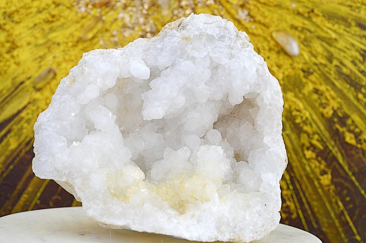 KRIŠTÁĽOVÁ geóda #1 - 1,52 kg - Svetlo na Zemi, Manifestovanie, Sila, Energia, Ochrana – Extra Kvalita-