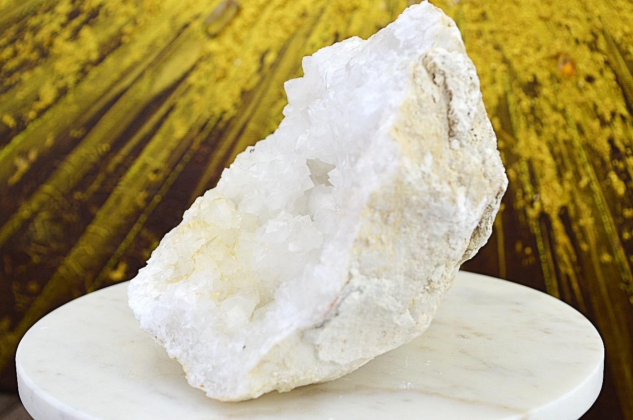 KRIŠTÁĽOVÁ geóda #1 - 1,52 kg - Svetlo na Zemi, Manifestovanie, Sila, Energia, Ochrana – Extra Kvalita- – Obrázok 4