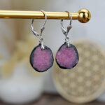 Strieborné náušnice RUBÍN Ag925 #3 - Aktivátor Koreňovej čakry, magnet na Hojnosť a Ochranca životnej Energie