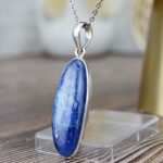 Strieborný prívesok KYANIT Disten Ag925 #1 – Duchovné vedenie, pozitívne myslenie, komunikácia, meditácia