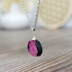 Strieborný prívesok RUBÍN Ag925/1000 #2 - Aktivátor Koreňovej čakry, magnet na Hojnosť a Ochranca životnej Energie