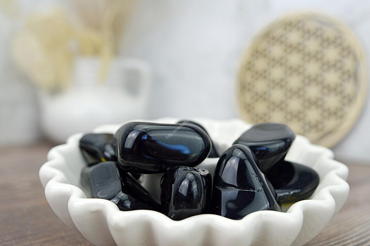 Kamienky OBSIDIÁN ČIERNY -Ochrana, Prijatie, Uzemnenie, Očista, Obnovenie energie čakier