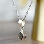 Prívesok Vltavín/Moldavit Diamant 3 Ag925/1000 Kameň nového Veku