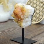 CITRÍN drúza na stojane #1- Hojnosť, Radosť, Šťastie, Zdravé trávenie, Znižuje Strach a Obavy