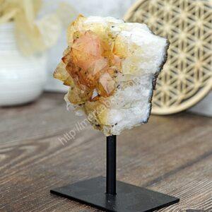 CITRÍN drúza na stojane #1- Hojnosť, Radosť, Šťastie, Zdravé trávenie, Znižuje Strach a Obavy