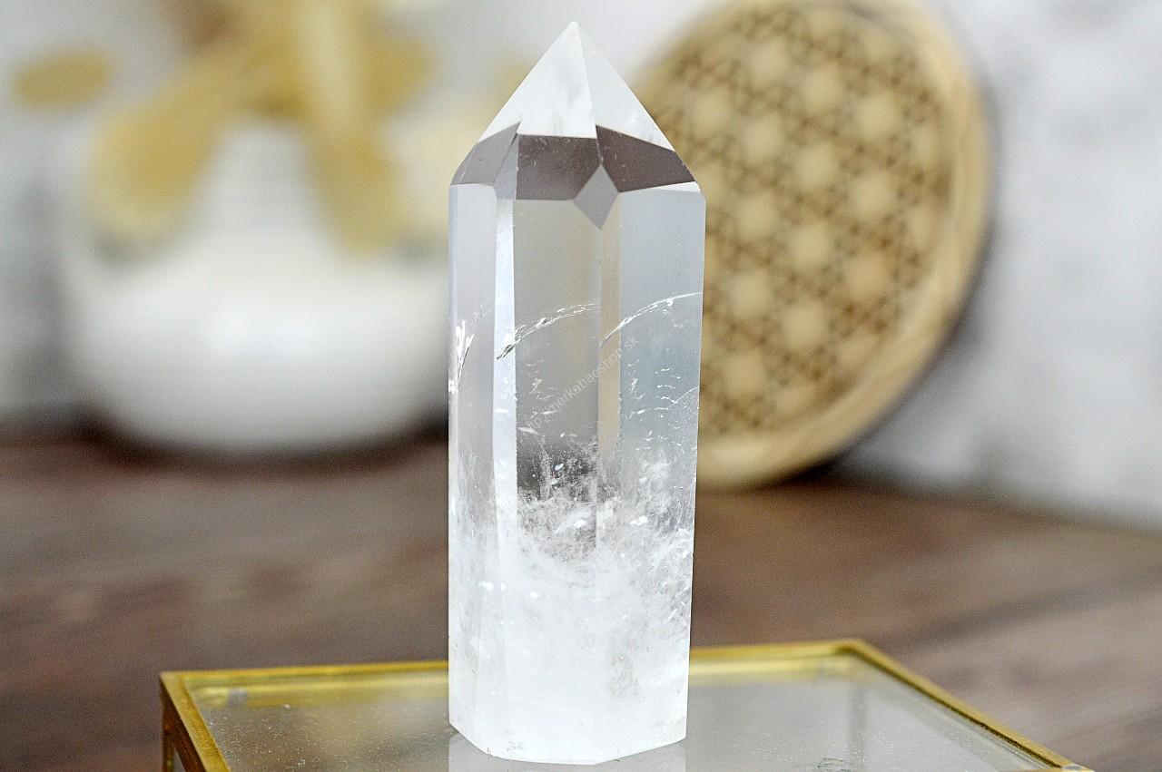 KRIŠTÁĽOVÝ OBELISK - Kryštál OKNO #41 – Svetlo na Zemi, Manifestovanie, Sila, Energia, Ochrana – Extra Kvalita-