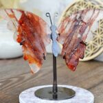 Motýľ Prerodu  KRIŠTÁĽ s HEMATITOM (Hematoit)