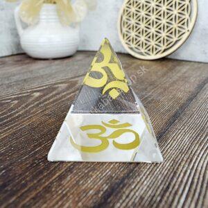 Pyramída ÓM sklenená