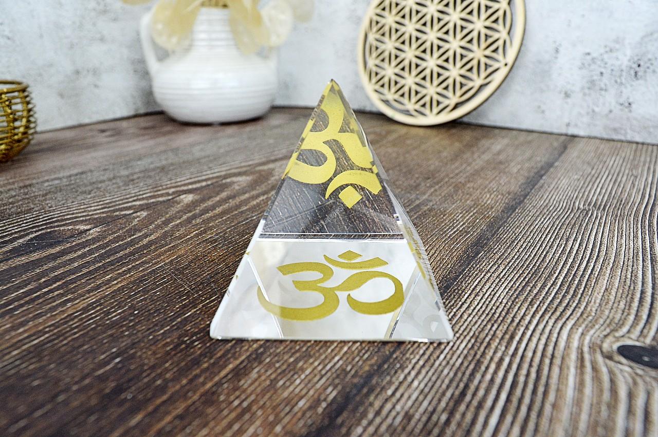 Pyramída ÓM sklenená
