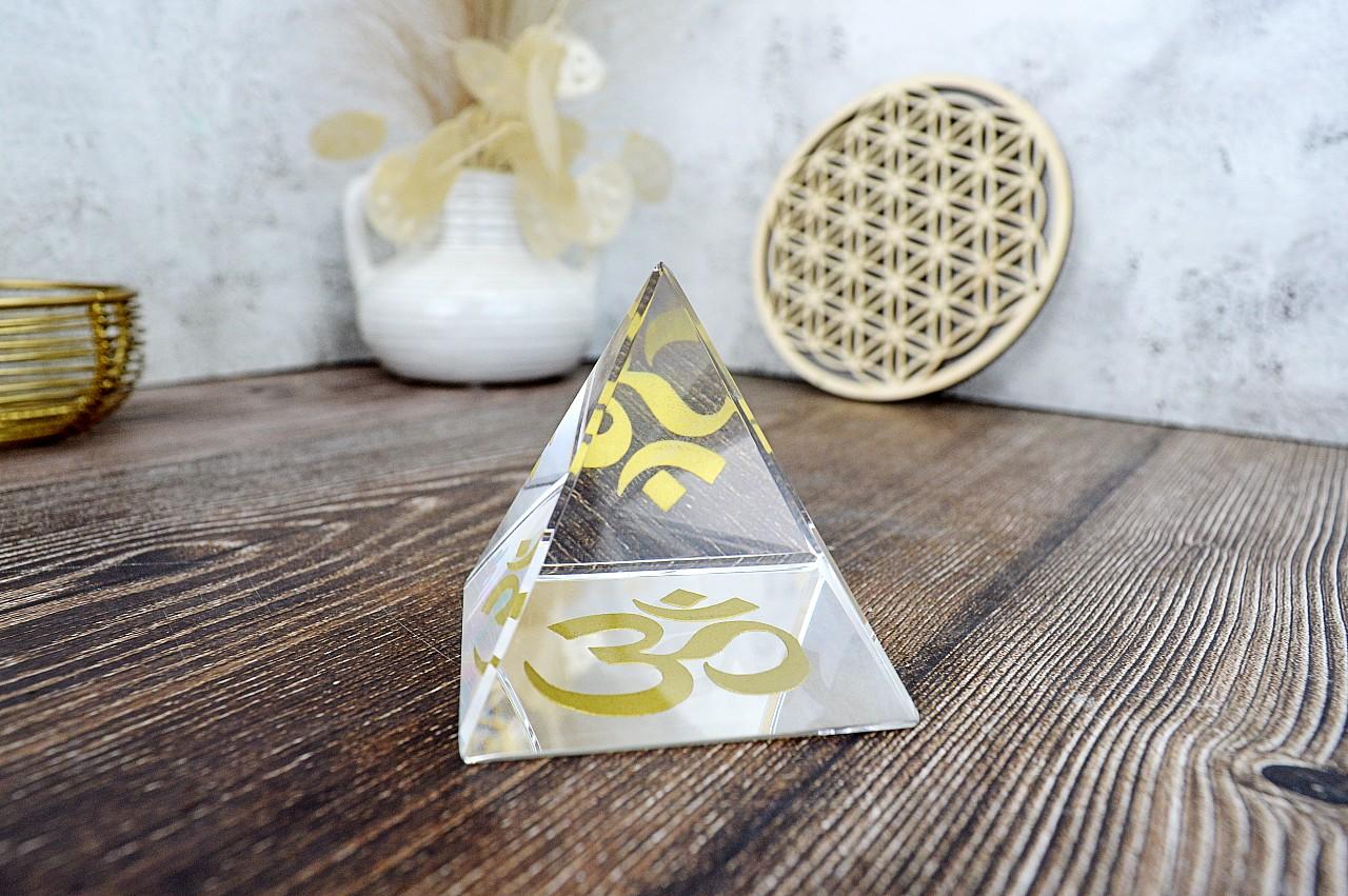 Pyramída ÓM sklenená