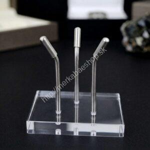 Stojan na Minerály Premium Akryl - Nerez #3 Stredný