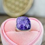 Prsteň ČAROIT #1 Ag925/1000  – Intuícia, Ochrana, Vysoko spirituálna energia, Nadstavenie Hraníc