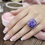 Prsteň ČAROIT #1 Ag925/1000 – Intuícia, Ochrana, Vysoko spirituálna energia, Nadstavenie Hraníc