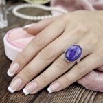 Prsteň ČAROIT #2 Ag925/1000  – Intuícia, Ochrana, Vysoko spirituálna energia, Nadstavenie Hraníc