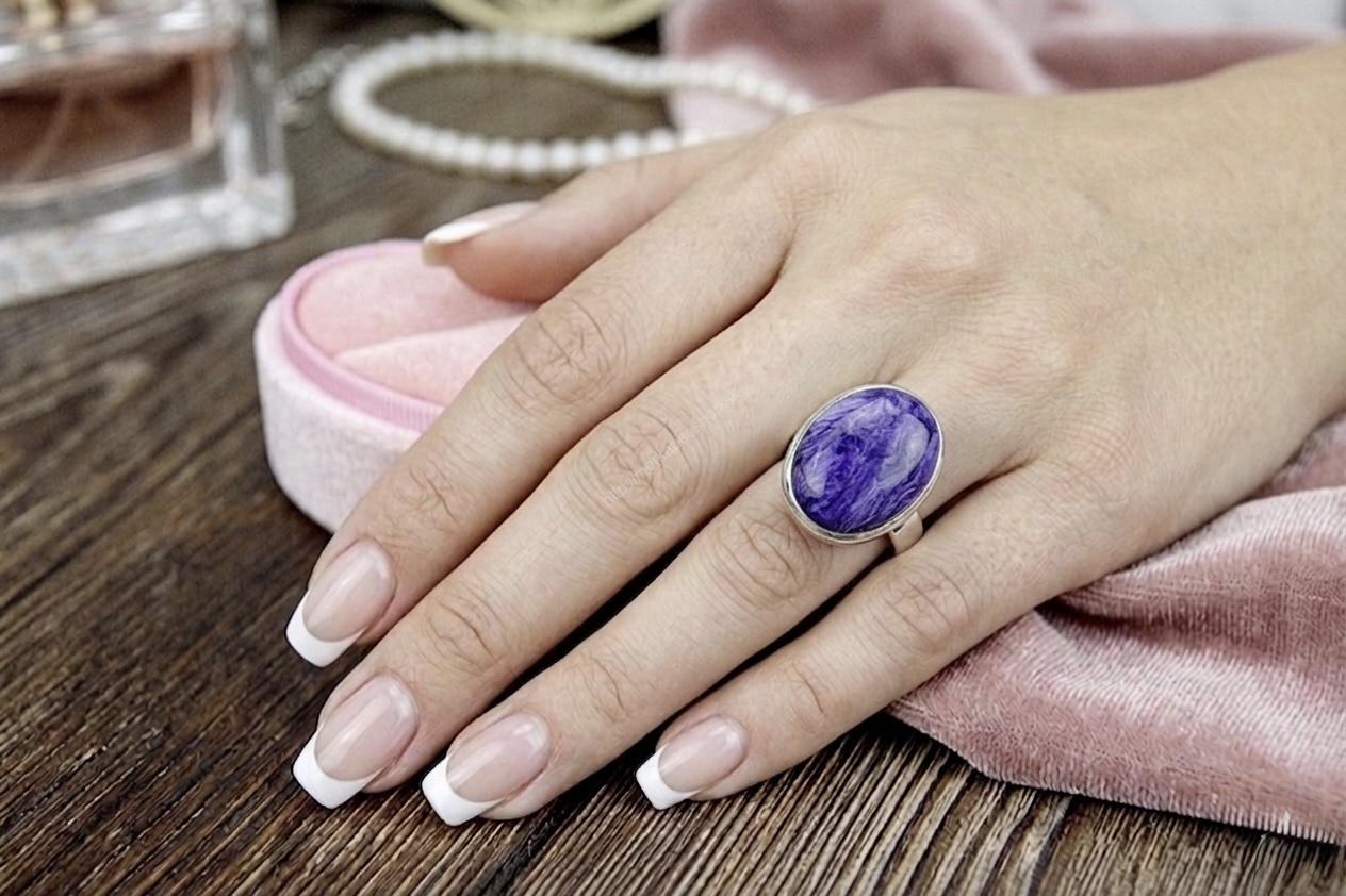 Prsteň ČAROIT #2 Ag925/1000 – Intuícia, Ochrana, Vysoko spirituálna energia, Nadstavenie Hraníc