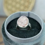 Strieborný Prsteň MORGANIT #1 -Láska, Anjelské vedenie, Rovnováha, Emocionálna Ochrana