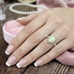 Strieborný prsteň OPÁL AUSTRALSKÝ #1-Anjeli, Vyrovnanie čakier, Šťastie, Krása, Vizualizácia