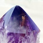 Surový hrot/obelisk AMETRÍN #4 - Rovnováha, Jednota, Duchovná ochrana, Harmónia