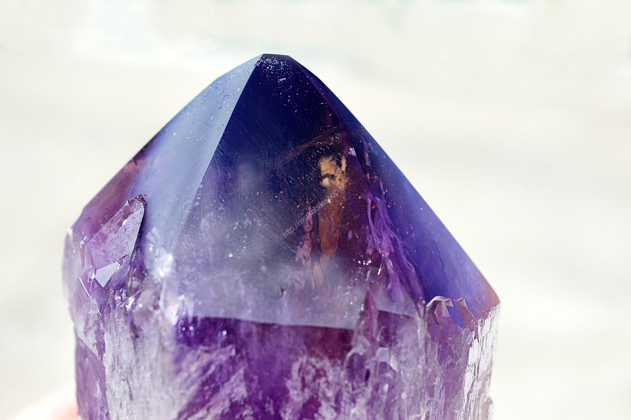 Surový hrot/obelisk AMETRÍN #4 - Rovnováha, Jednota, Duchovná ochrana, Harmónia