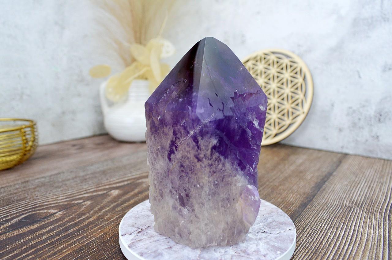 Surový hrot/obelisk AMETRÍN #4 - Rovnováha, Jednota, Duchovná ochrana, Harmónia