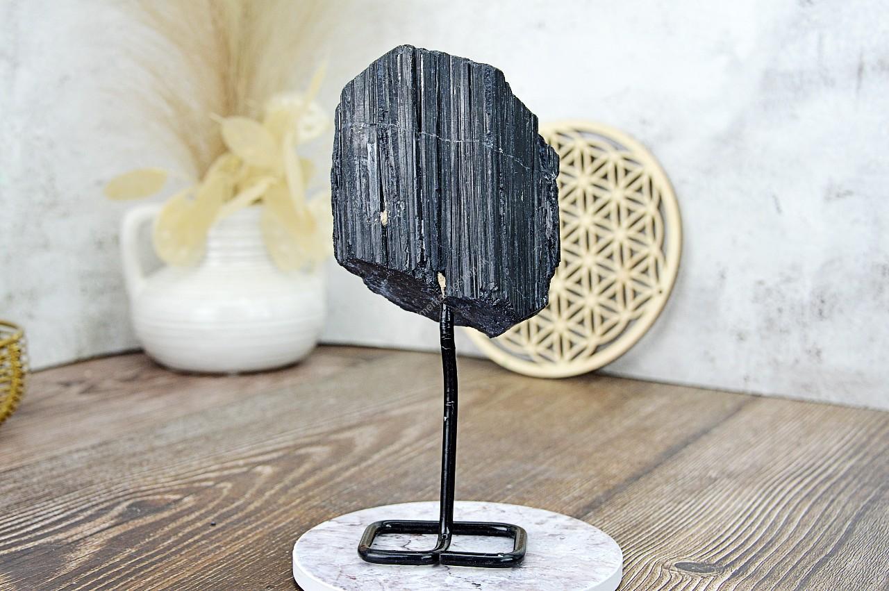 surový ČIERNY TURMALÍN/SKORYL #8 – Ochrana, Očista od toxickej energie, Zmierňuje stres a strach