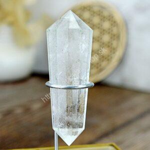 KRYŠTÁL VOGEL Obelisk #1- 12 hrán -Svetelný Laser pre srdcovú čakru