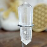 KRYŠTÁL VOGEL Obelisk #5- 12 hrán -Svetelný Laser pre srdcovú čakru