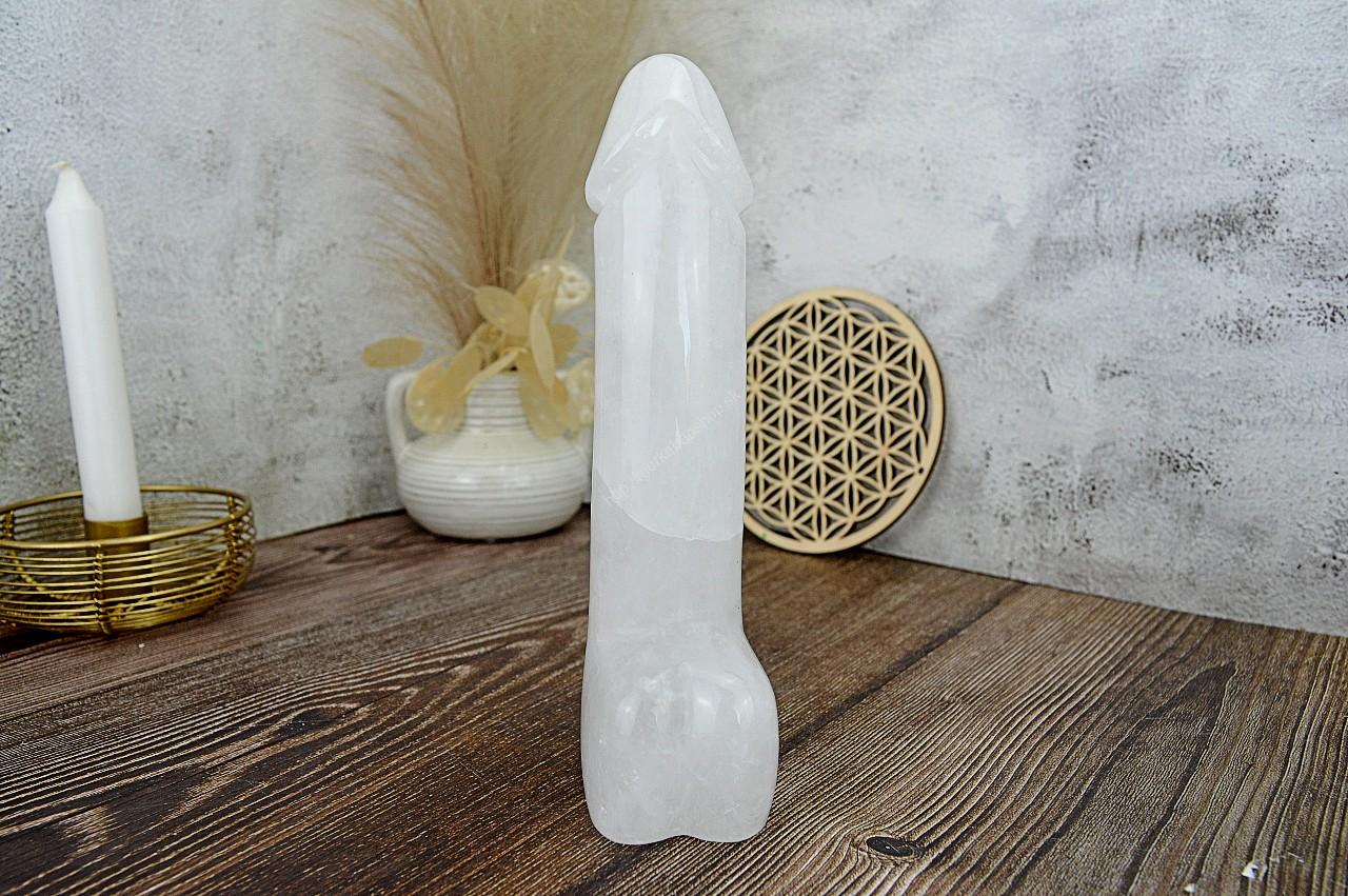 Yoni masážny falus KRIŠTÁĽ 20,5 cm