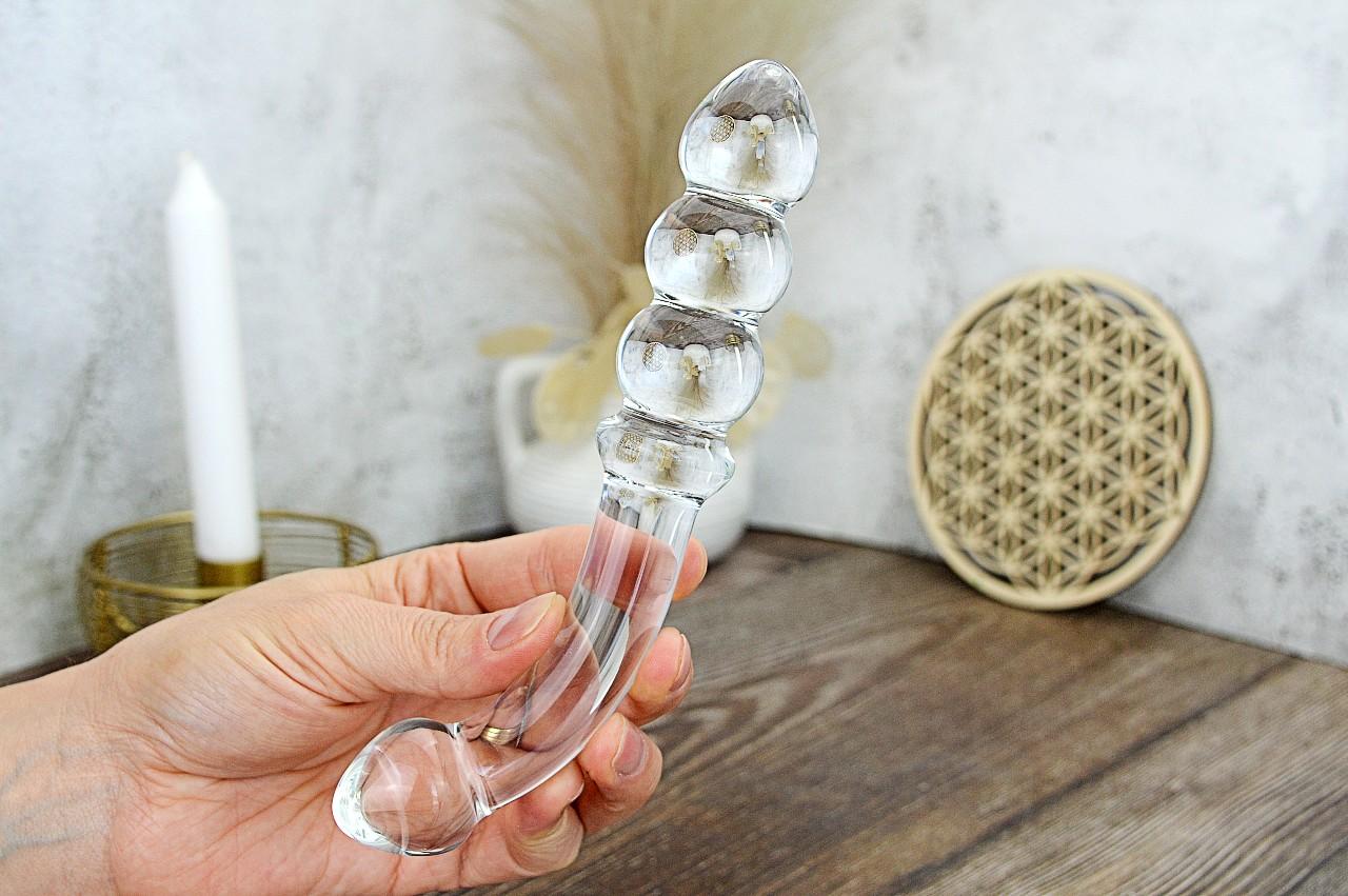 KRYŠTÁLOVÁ Yoni masážna Palička 18cm