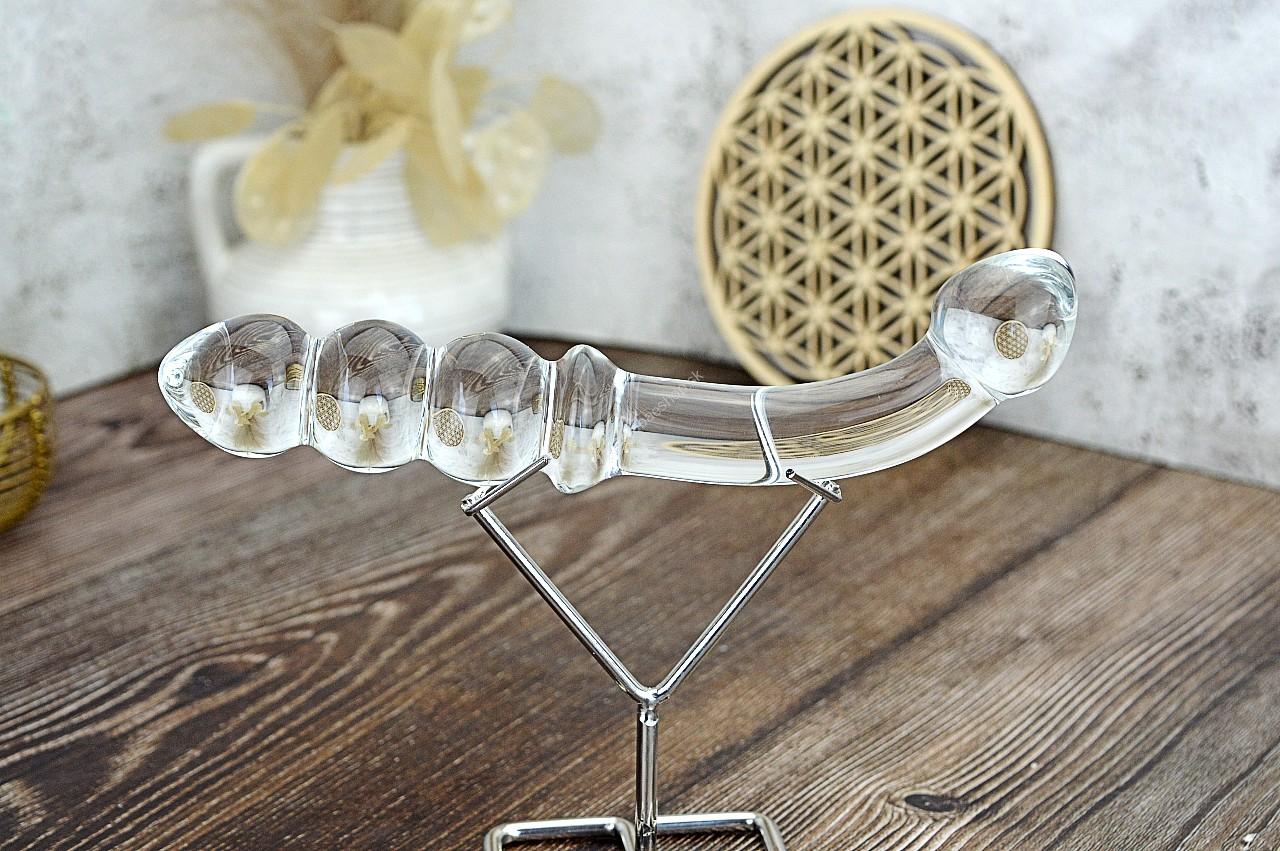 KRYŠTÁLOVÁ Yoni masážna Palička 18cm