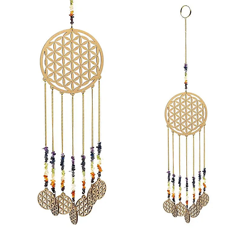 Závesný talizman Harmonizujúci KVET ŽIVOTA - Sedem Čakier