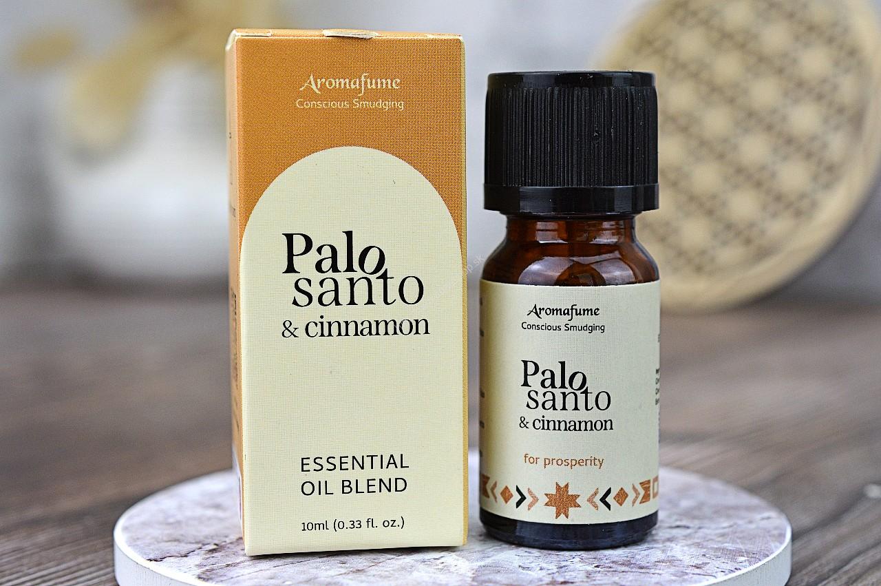 Esenciálny olej PALO SANTO & ŠKORICA- Hrejivé objatie hojnosti, sily a posvätnej ochrany 10ml