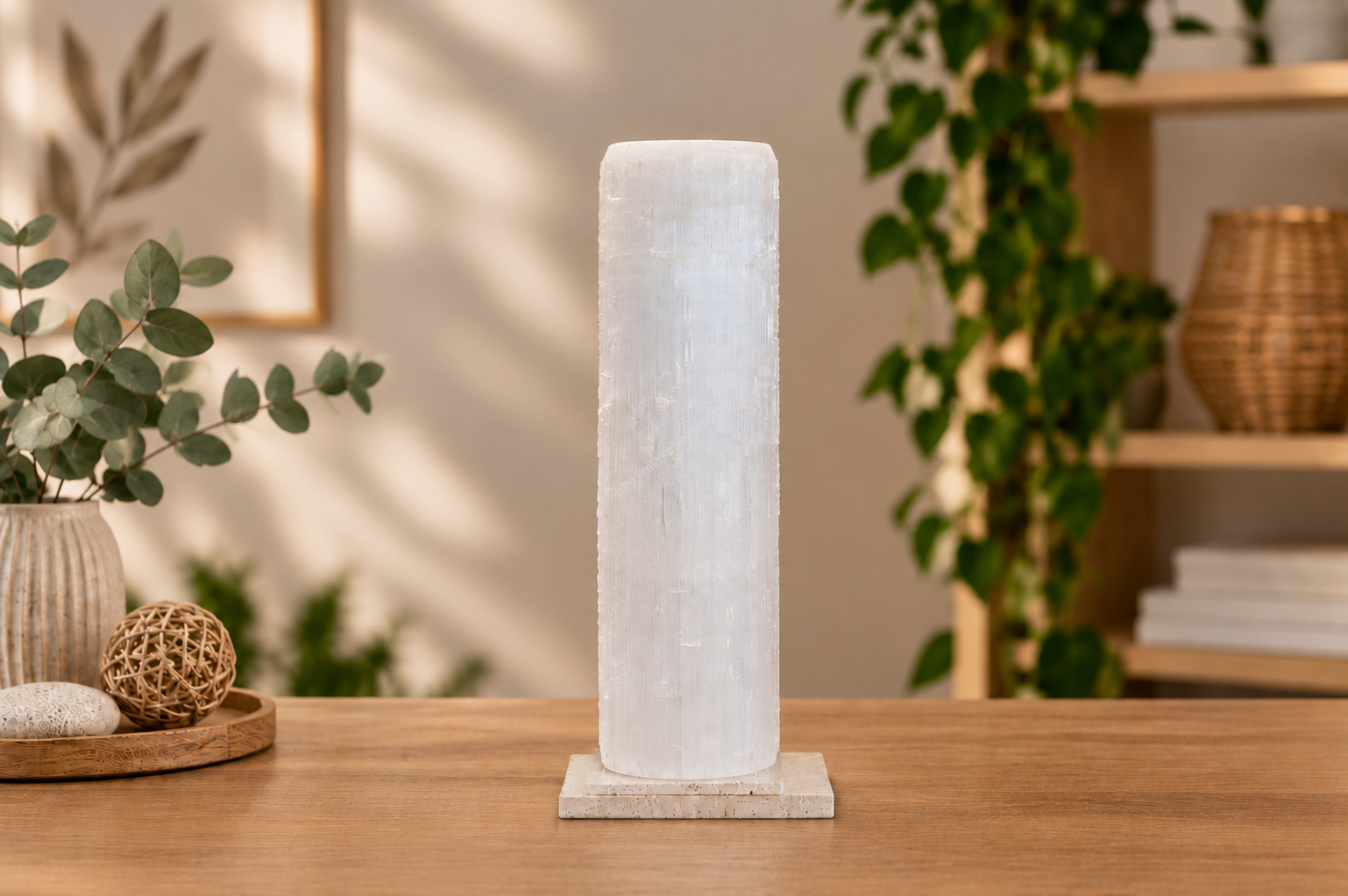 Vysokovibračná El. lampa zo SELENITU valec 30cm (230V) – Obrázok 3