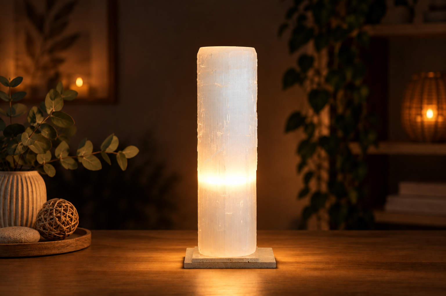 Vysokovibračná El. lampa zo SELENITU valec 30cm (230V)